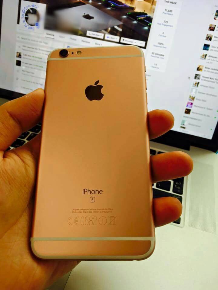 IPhone 6S Plus Gold..500
