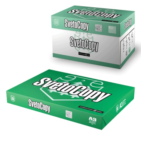 Бумага офисная А3, класс C, SVETOCOPY, 80 гм2, 500 л.