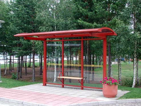 Остановочные комплексы, ларьки, киоски
