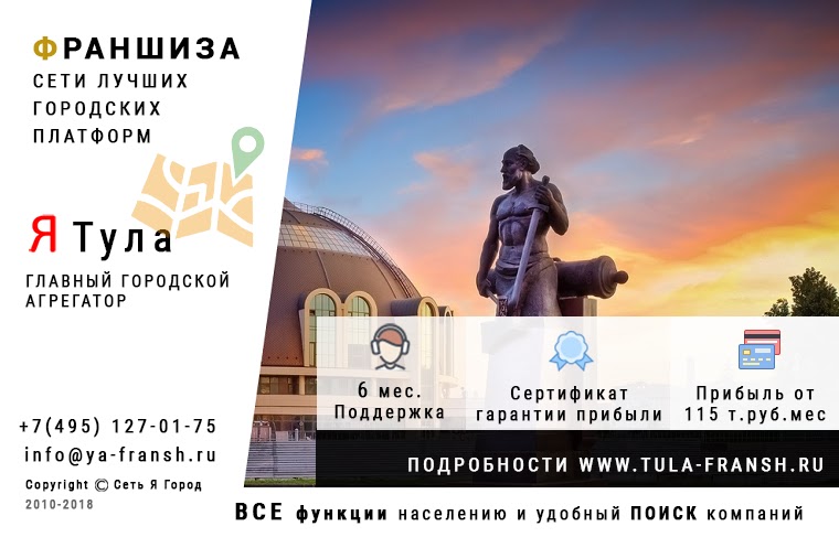 Готовый бизнес в Туле по франшизе