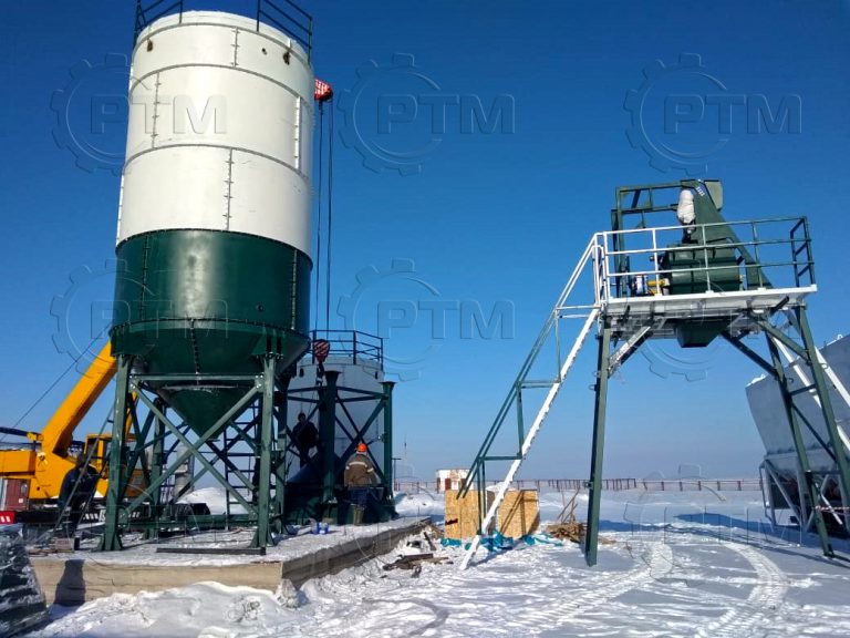 Зимний бетонный завод RTM