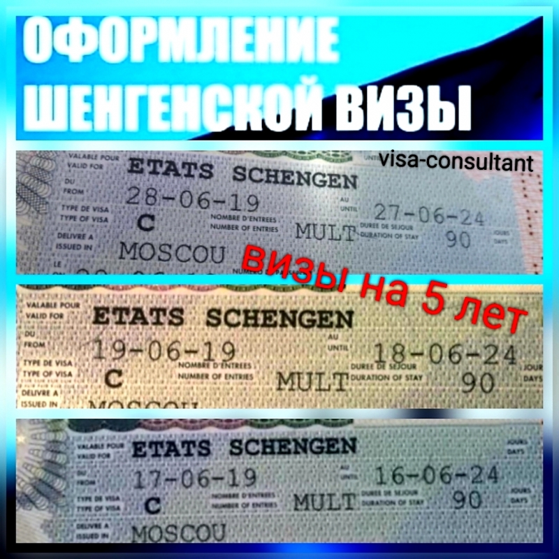 Многократные визы в чистый паспорт